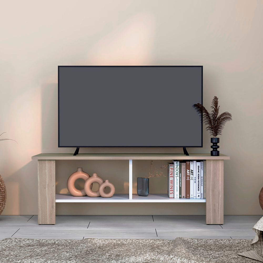 Mesa Tv Navia 55'' 42X120 Rta Bardolino Blanco