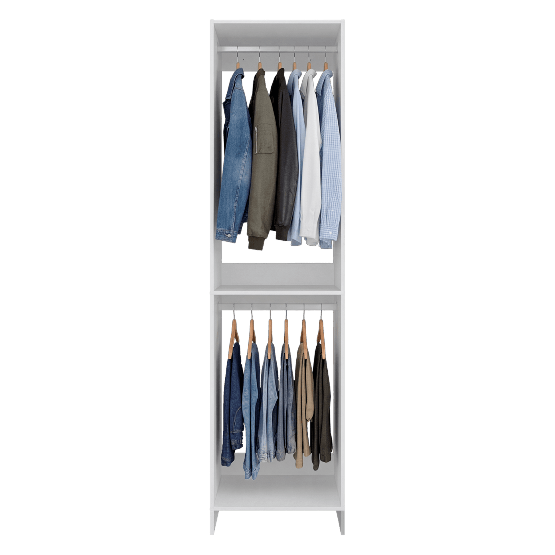 Closet Independiente 30 213X55X48 Rta Blanco Zf