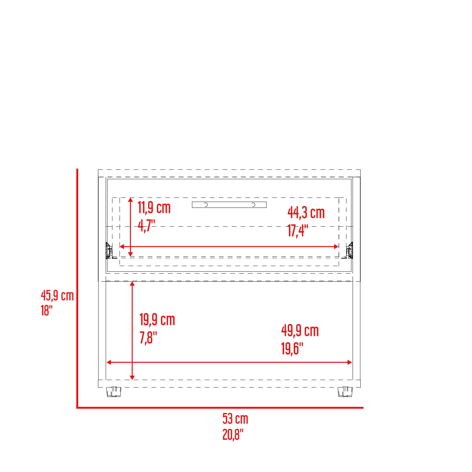 Velador Sevilla 45.9X53X37.3 Rta Fresno Europeo + Mallado Zf