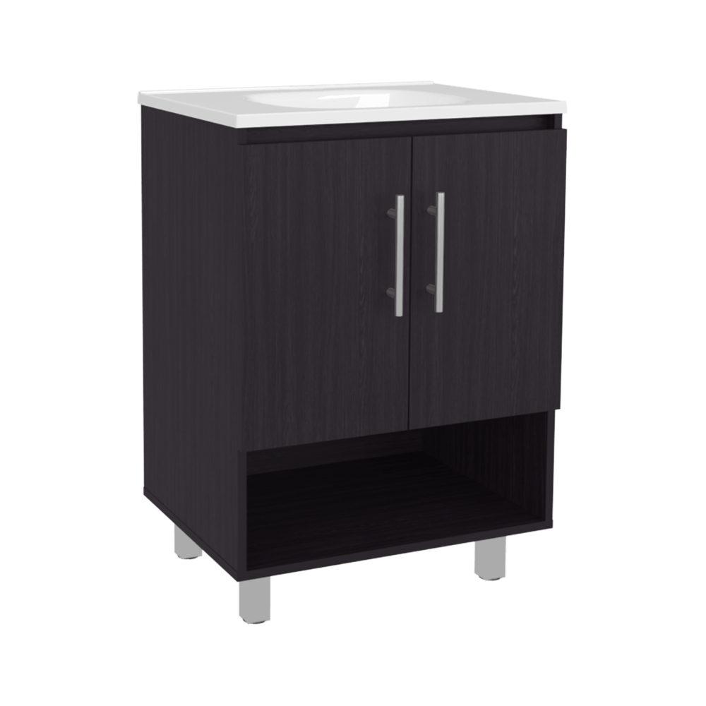 Mueble De Baño Conrad 60 84X60X45 Rta Wengue Zf