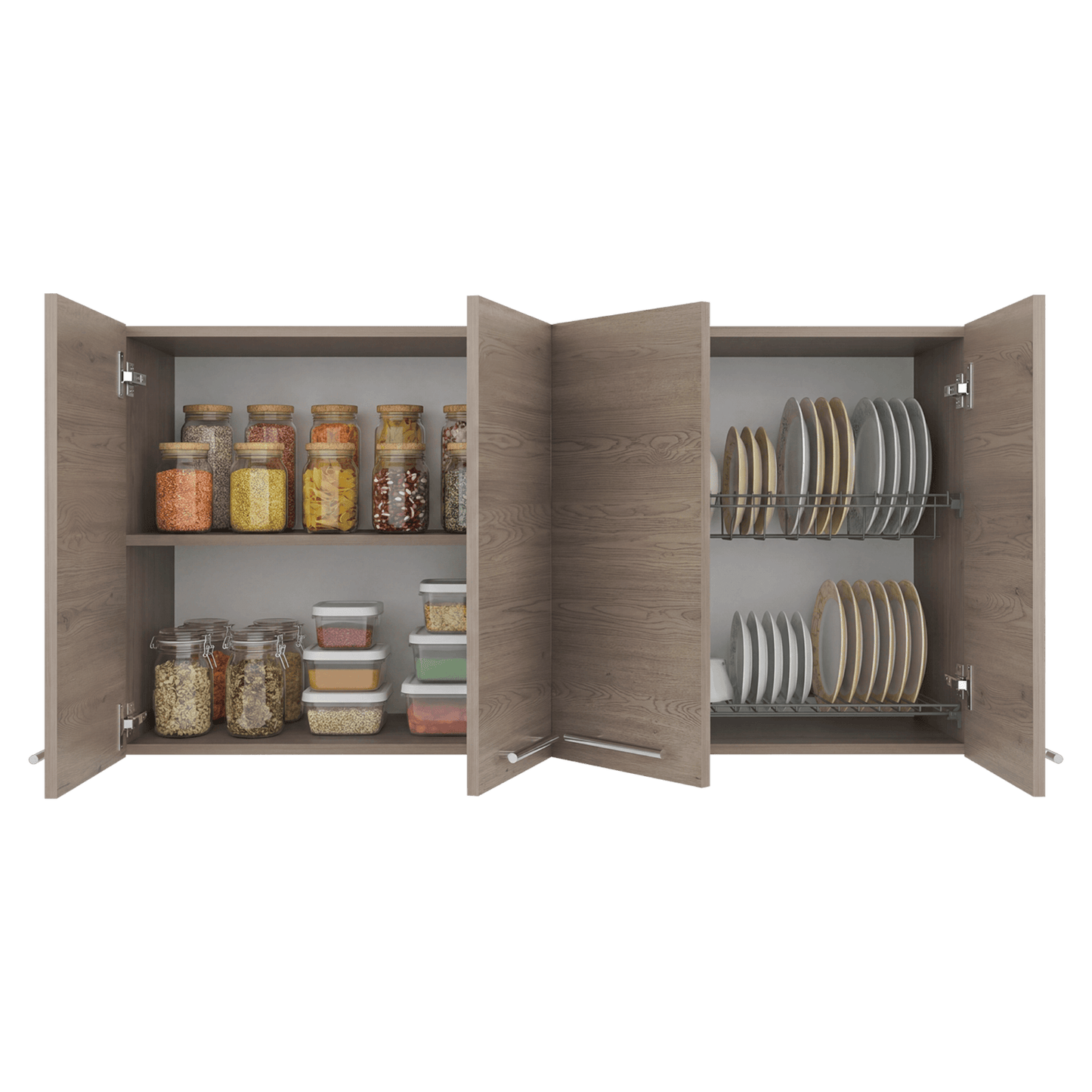 Gabinete Superior Cocina 60X120X33 Rta Cannolo Zf
