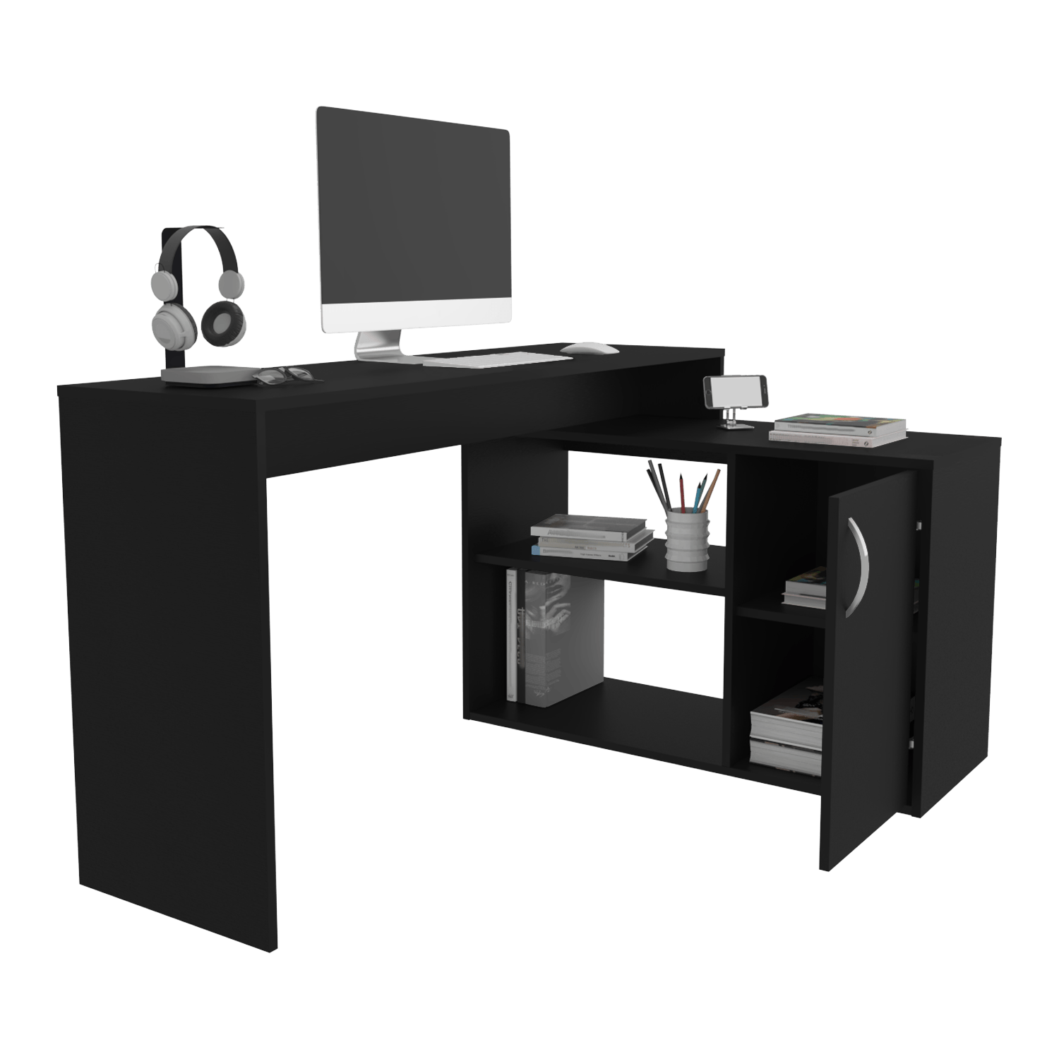 Escritorio Axis Eco 71X125X90 Rta Wengue