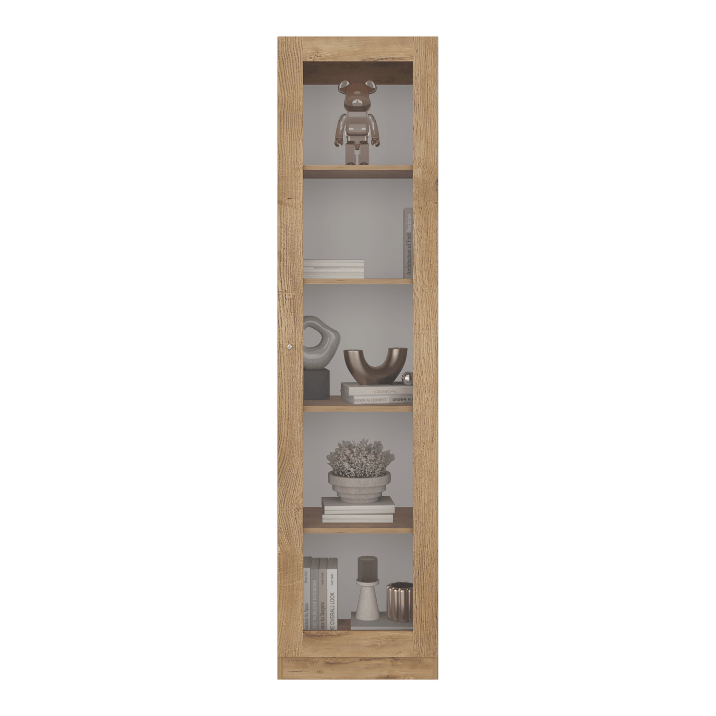 Vitrina Home E6 180X45X31 Rta Macadamia Zf