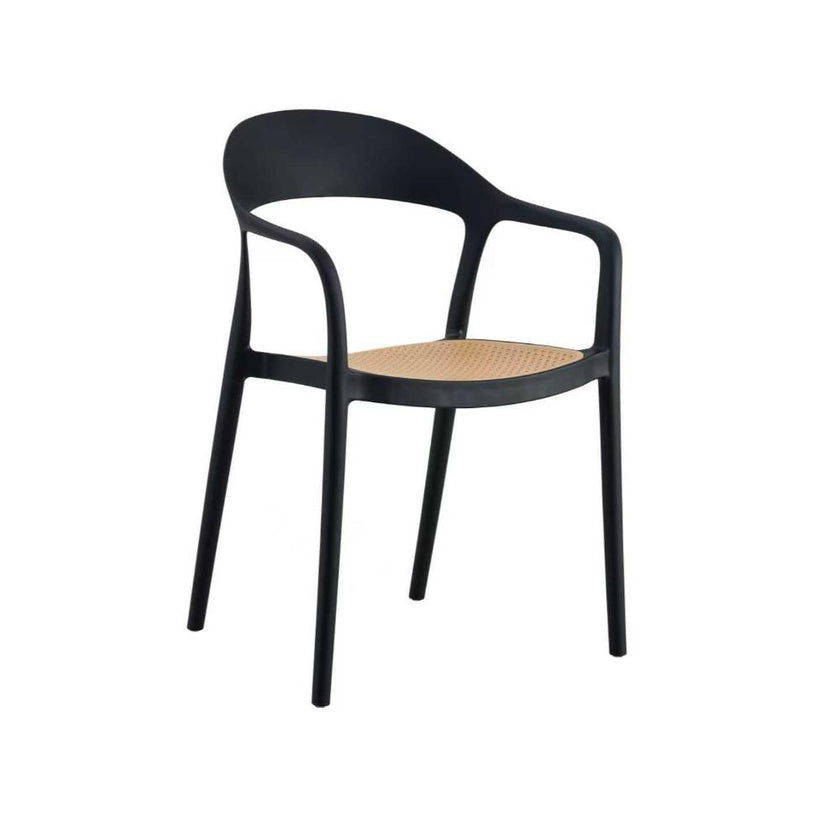 Silla Rio 81X57X53 Rta Negro Beige