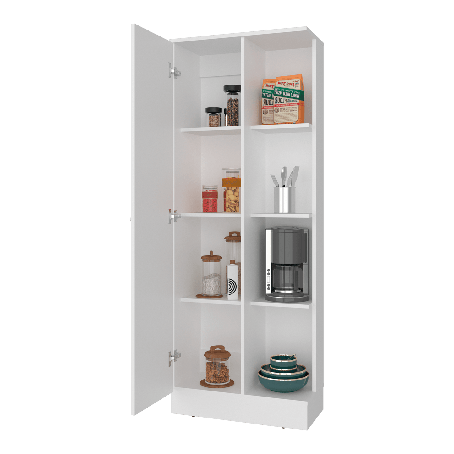 Alacena Multiusos Ayora 160X60X30 Rta Blanco Zf