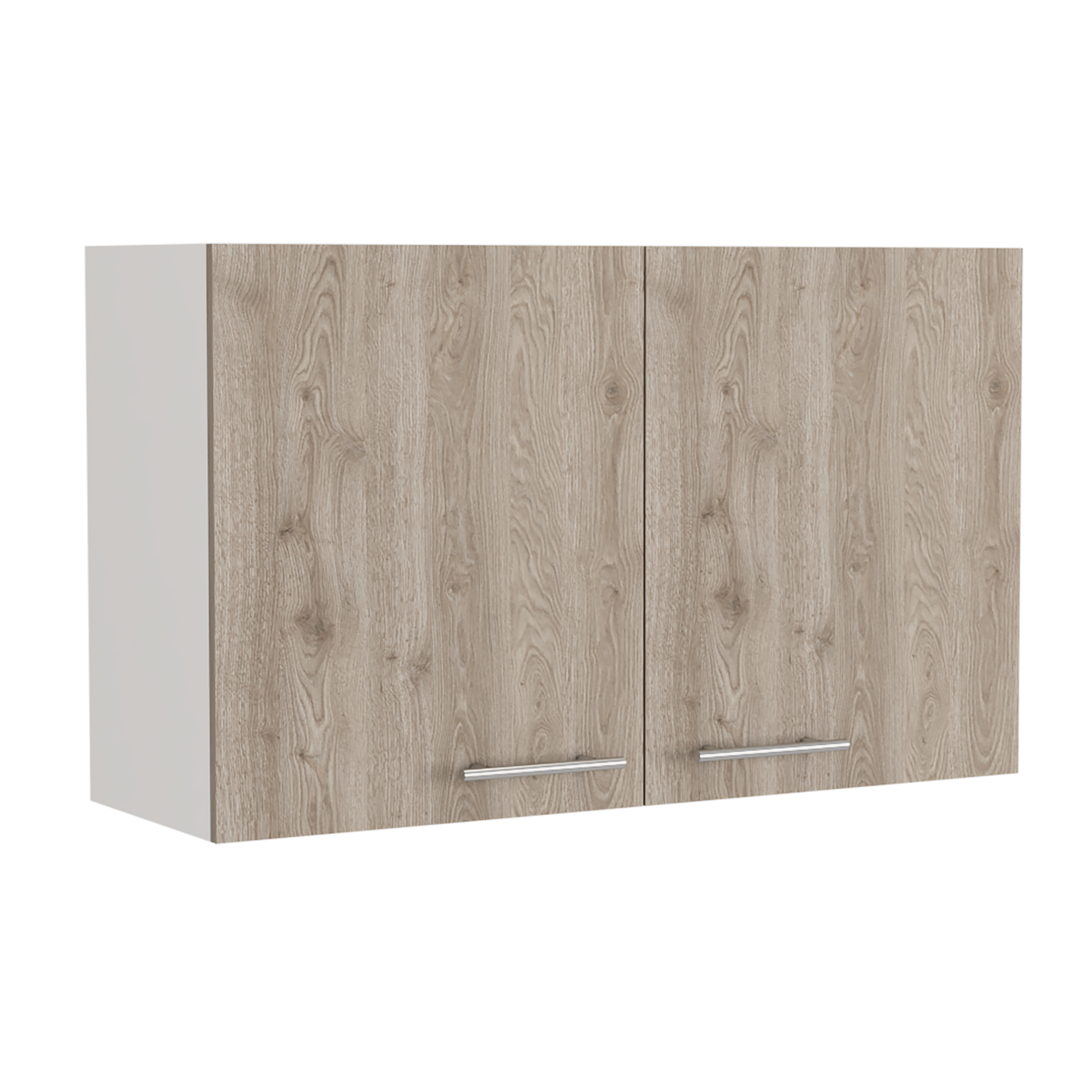 Mueble Sobre Campana 2 Puertas Manchester Rta Blanco + Bardolino