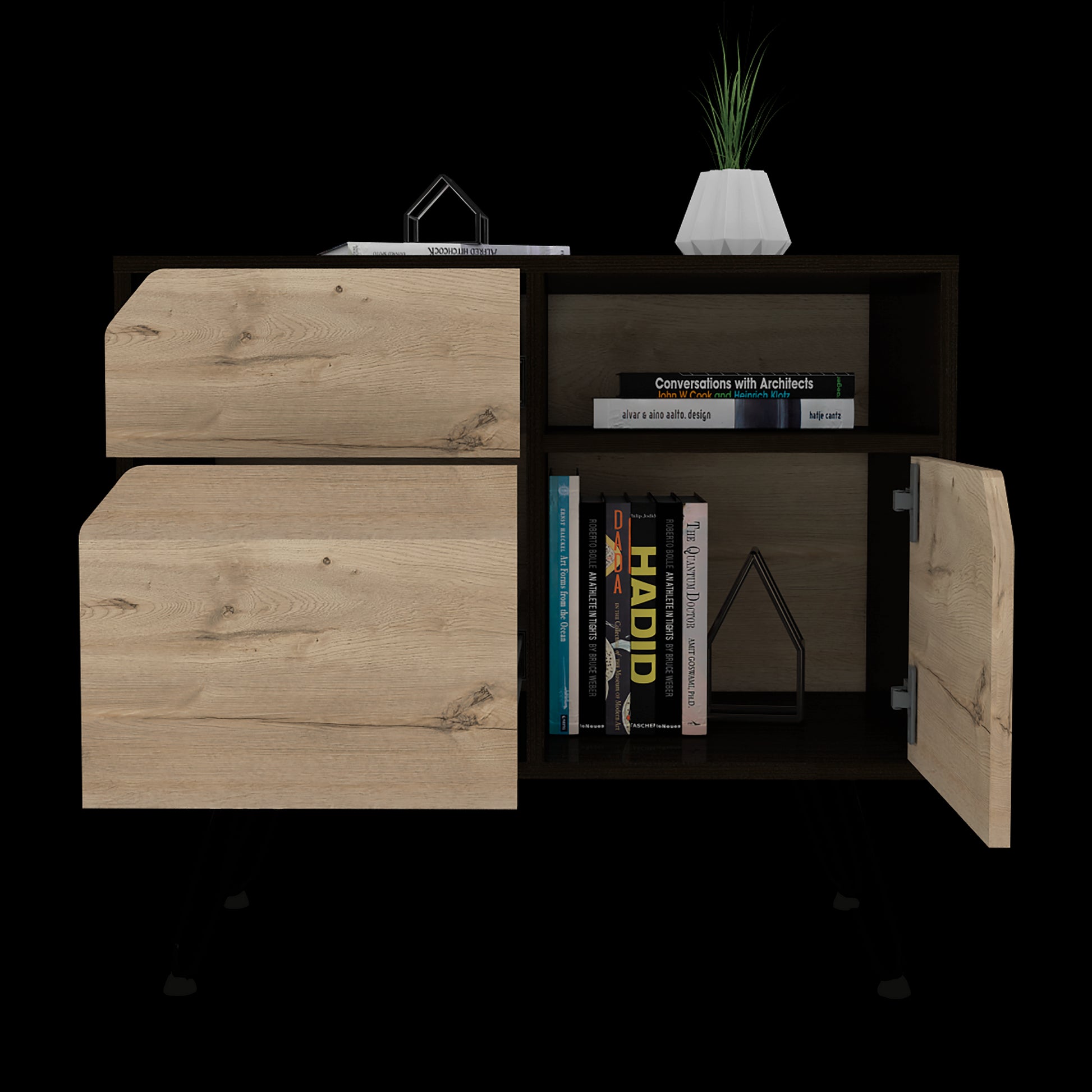 Archivador Stamford Rta Duna + Wengue