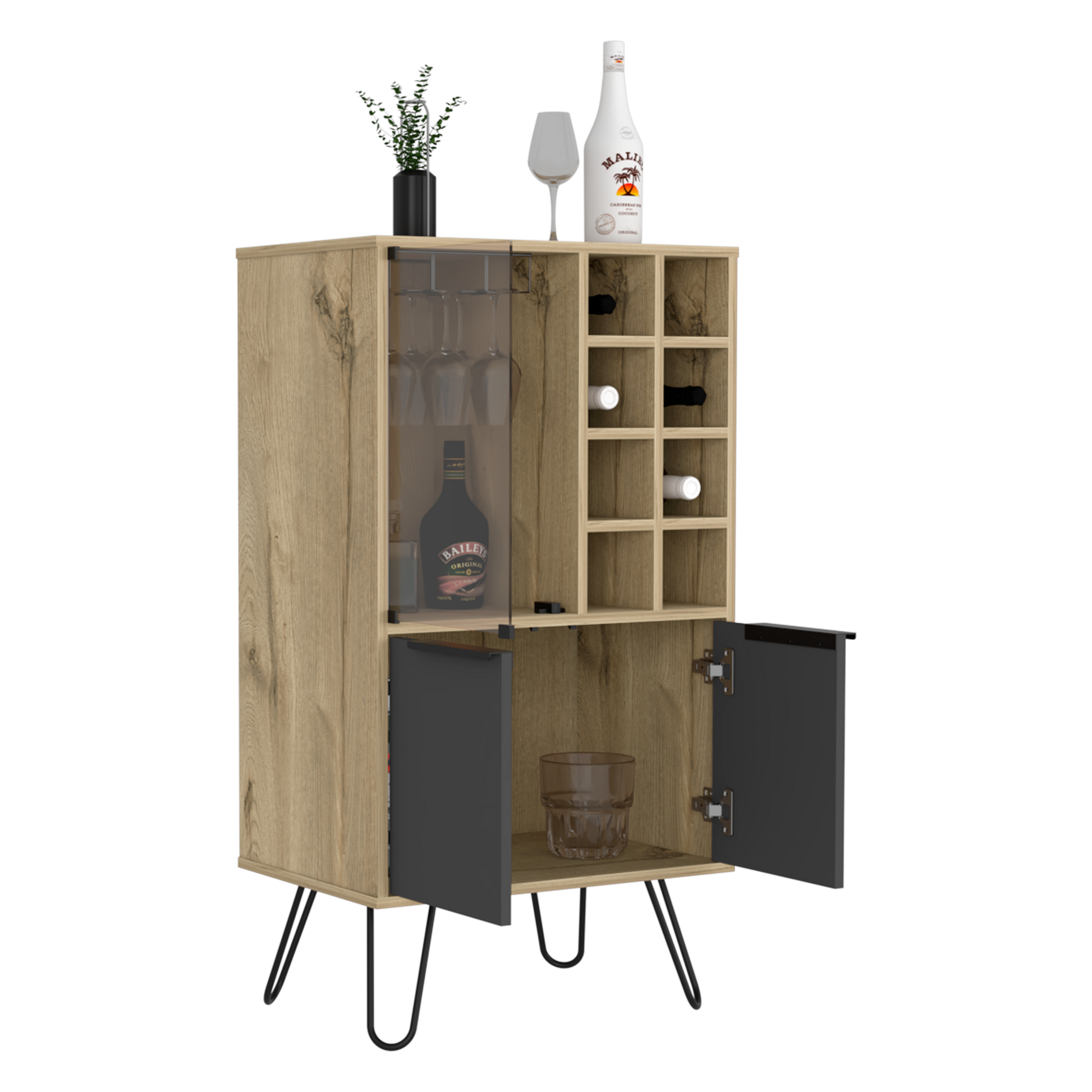 Mueble Bar Vegas Rta Duna + Plomo