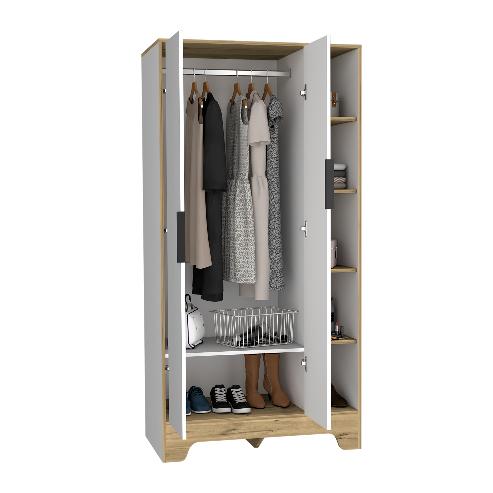 Closet Logan 180 X 90 X 50 Rta Duna + Blanco