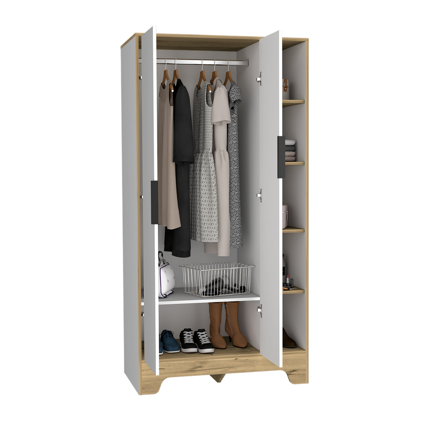 Closet Logan 180 X 90 X 50 Rta Duna + Blanco