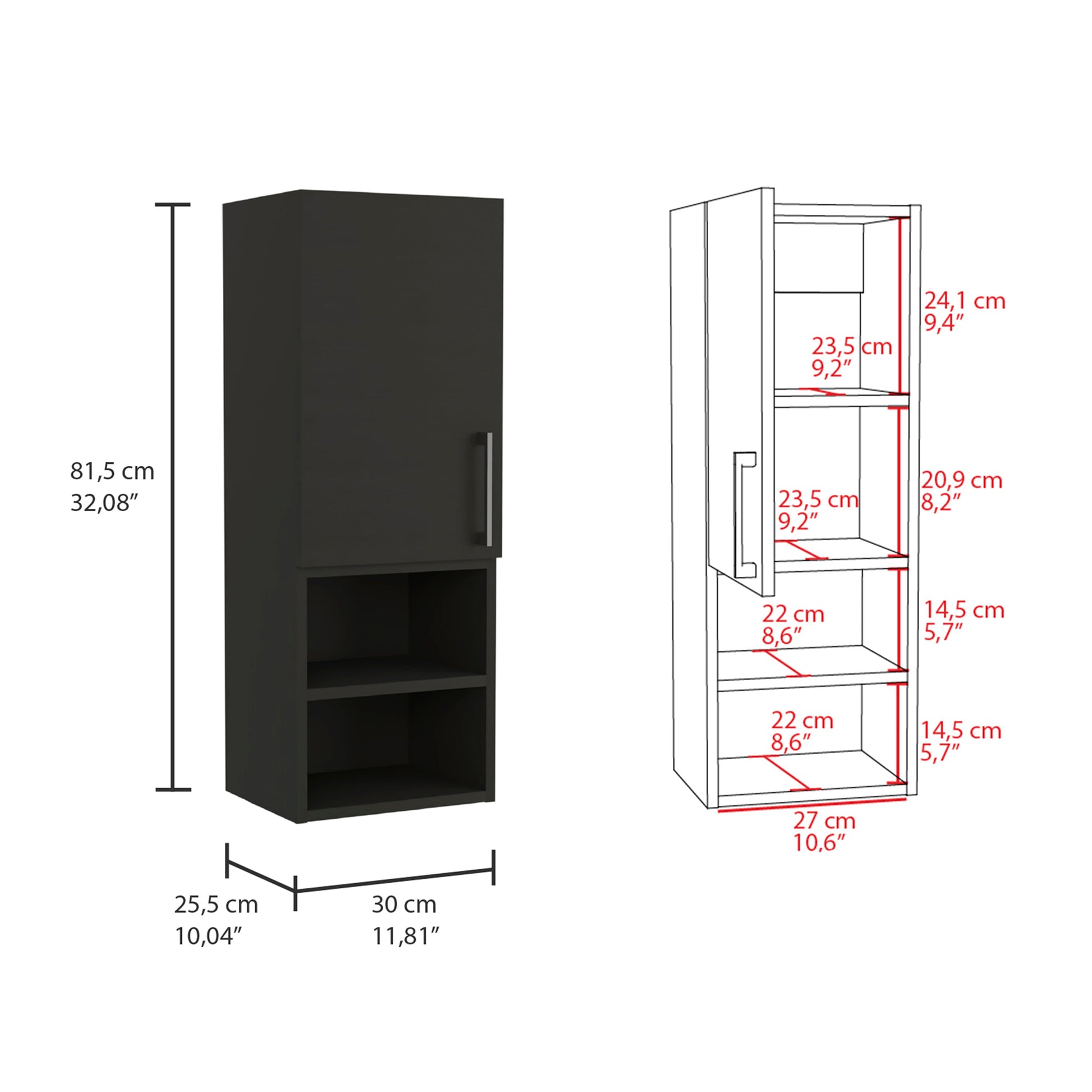 Mueble Auxiliar De Baño Barcelona Rta Wengue