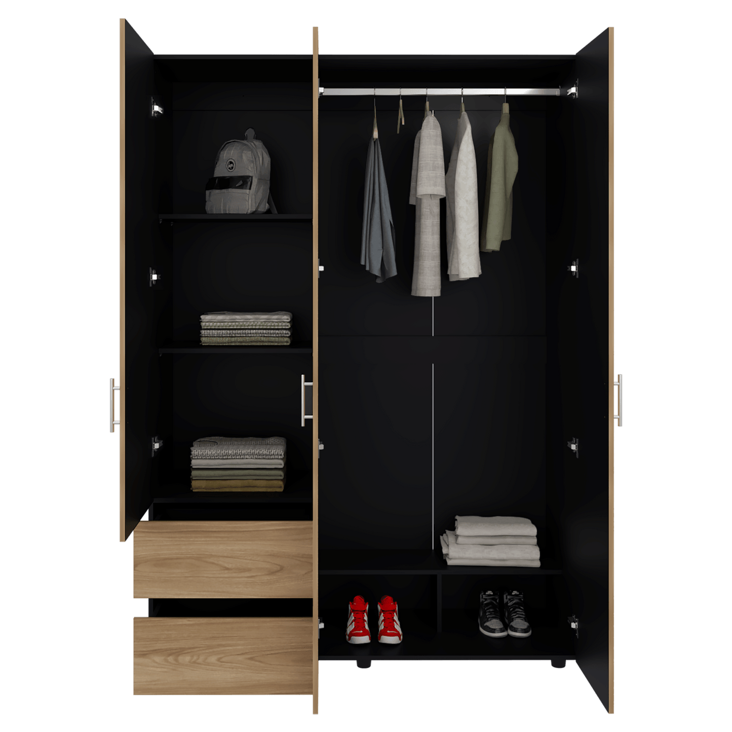 Closet Edmon 200X140X52 Rta Wengue Fresno