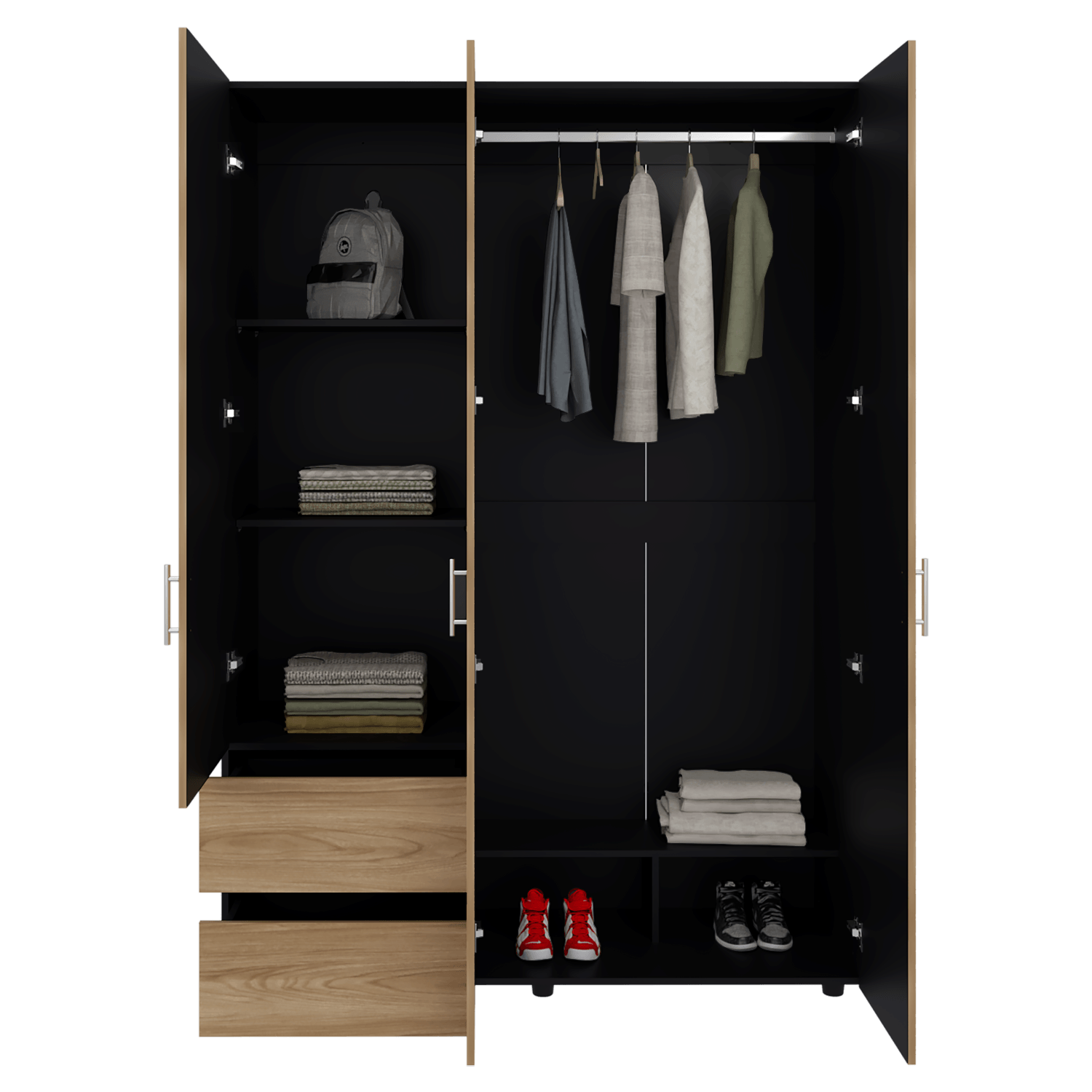 Closet Edmon 200X140X52 Rta Wengue Fresno