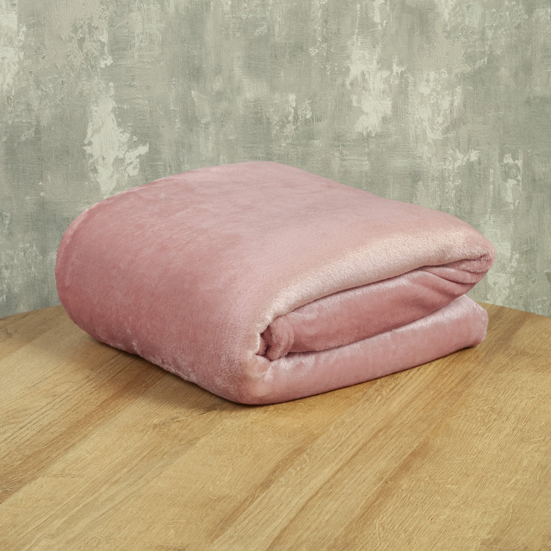 Cobija Piel Durazno Soft Palo De Rosa