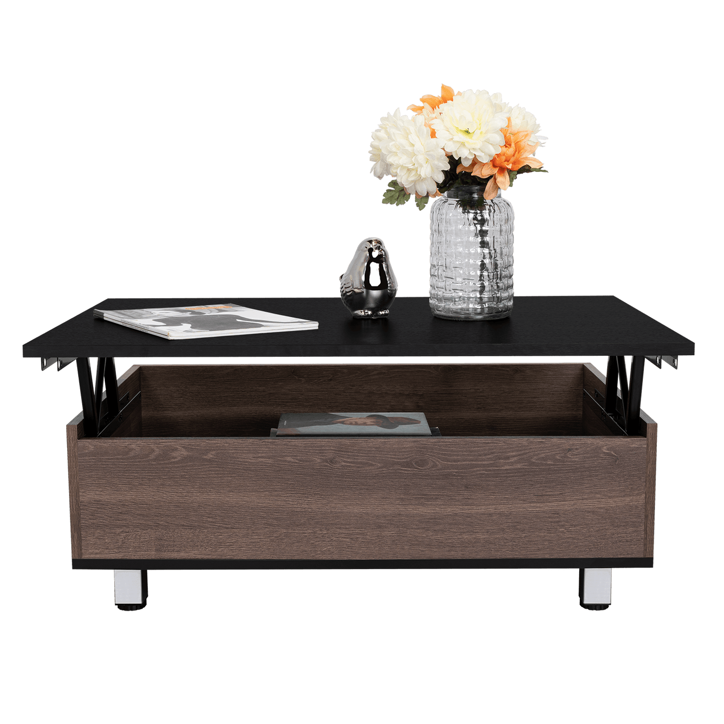 Mesa De Centro Funcional 5G-2 (1C) Milan+Wengue 29.7X80X54.5 Cm
