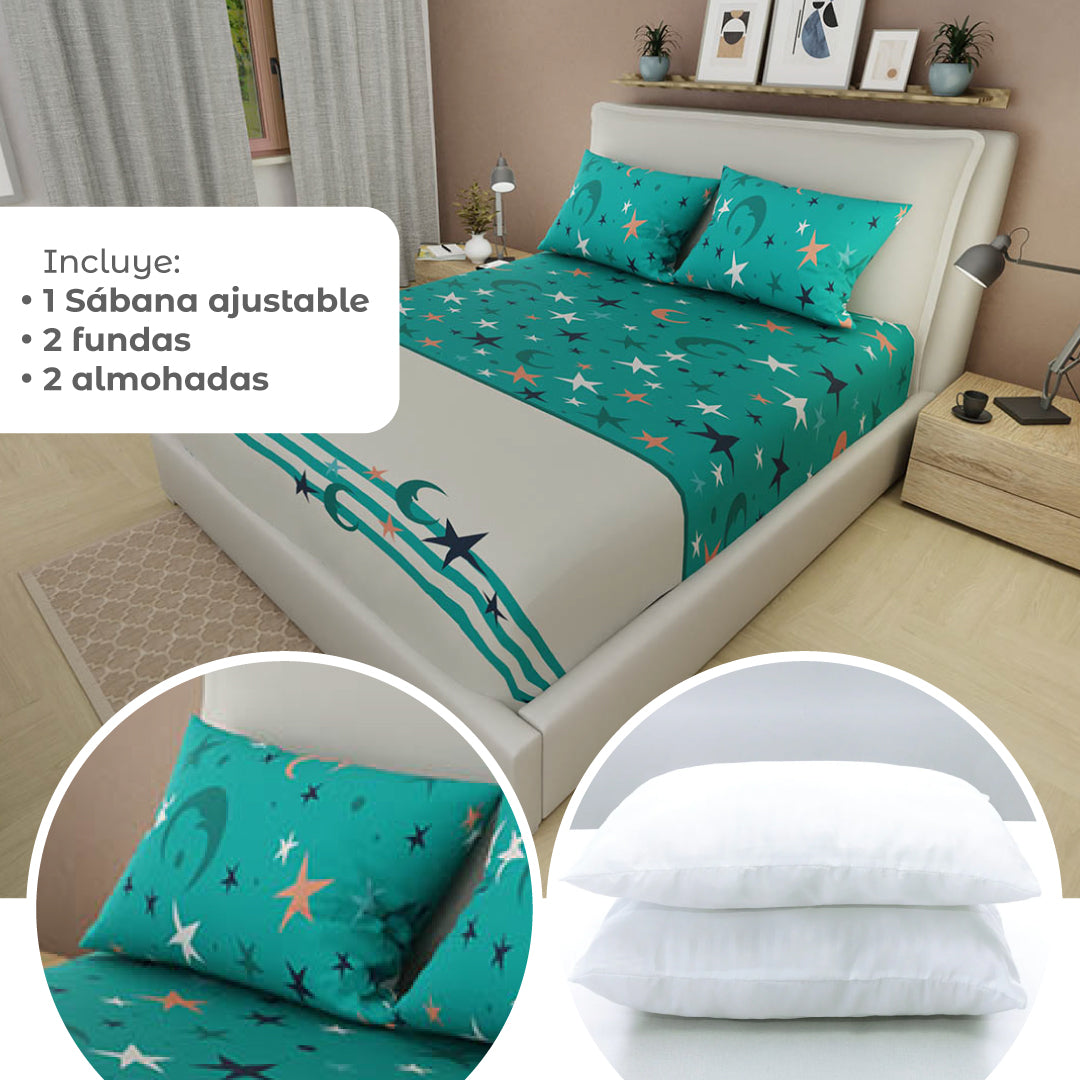 Combo 5 En 1 Universo Interior Aguamarina