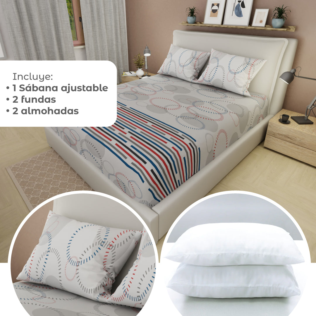 Combo 5 En 1 Grafito Moderno