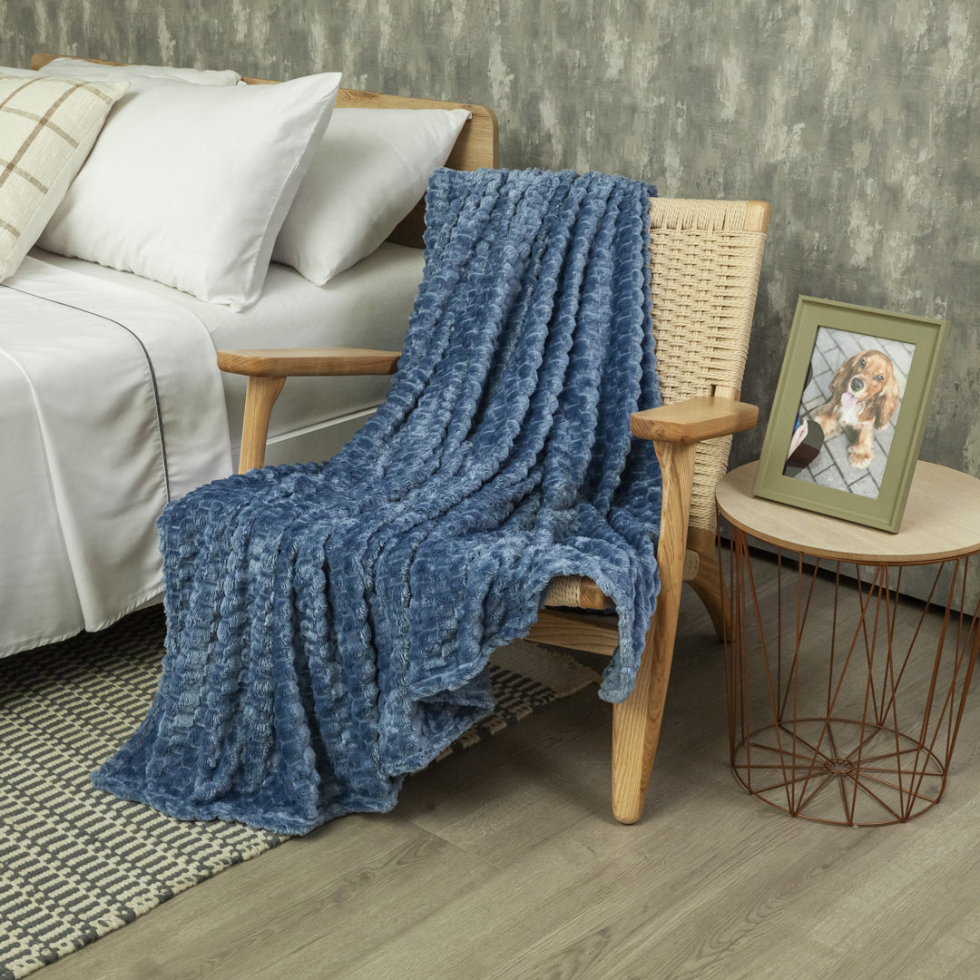 Cobija Texture  Azul Noche