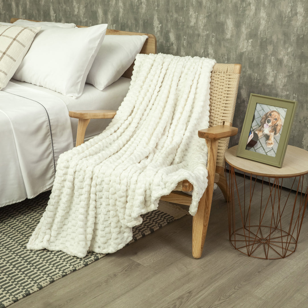 Cobija Texture  Blanco Hueso