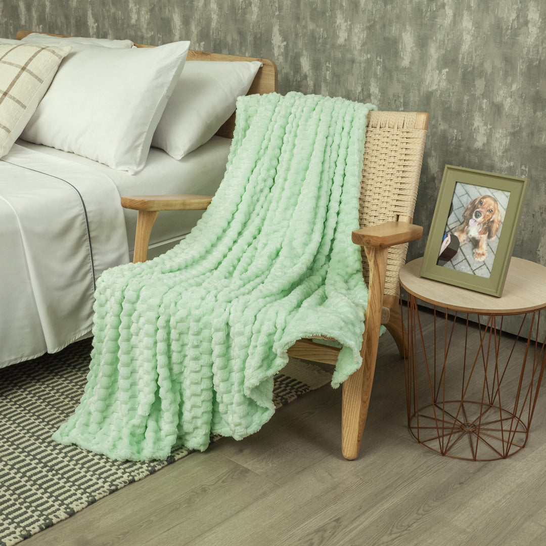 Cobija Texture Verde Menta