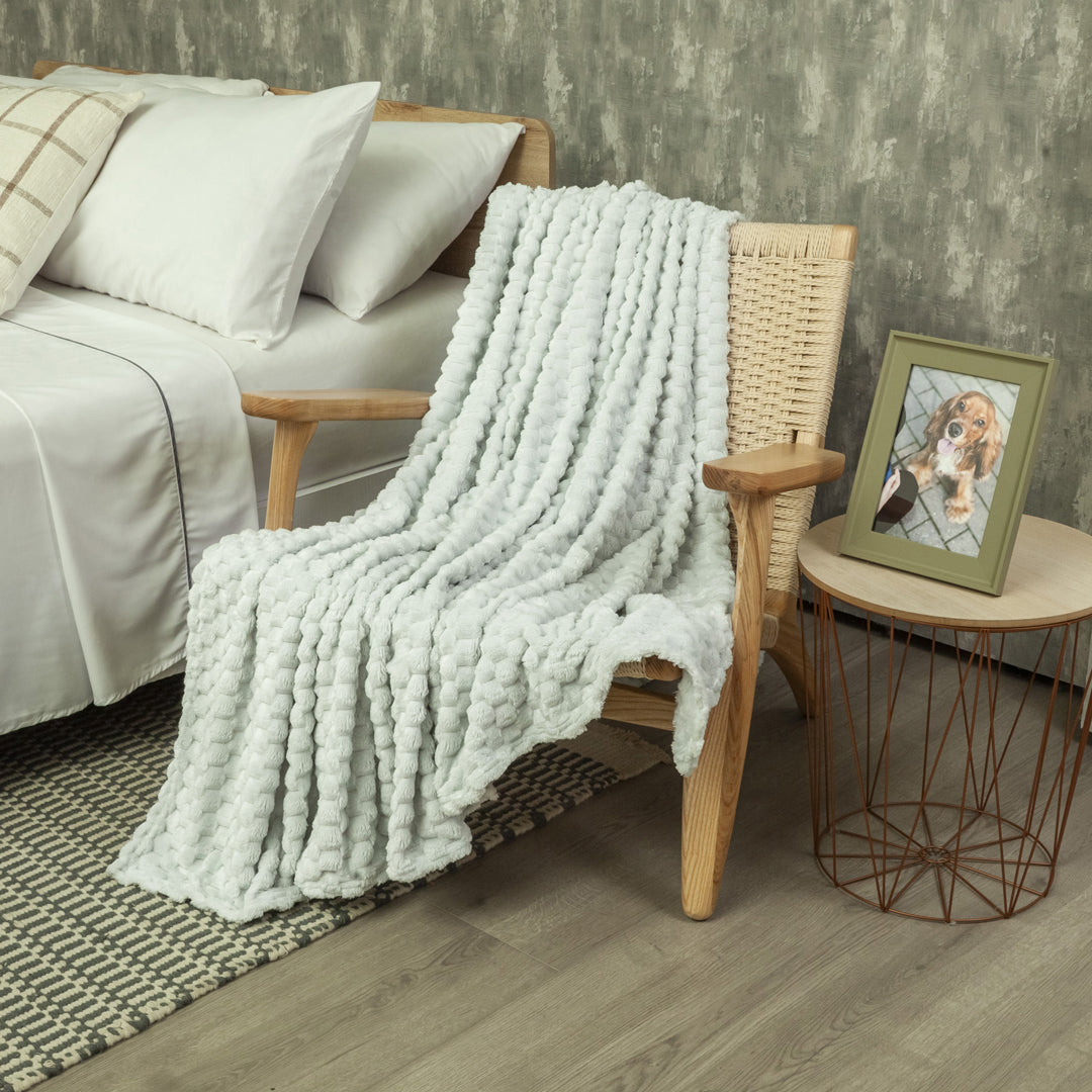 Cobija Texture Azul Hielo