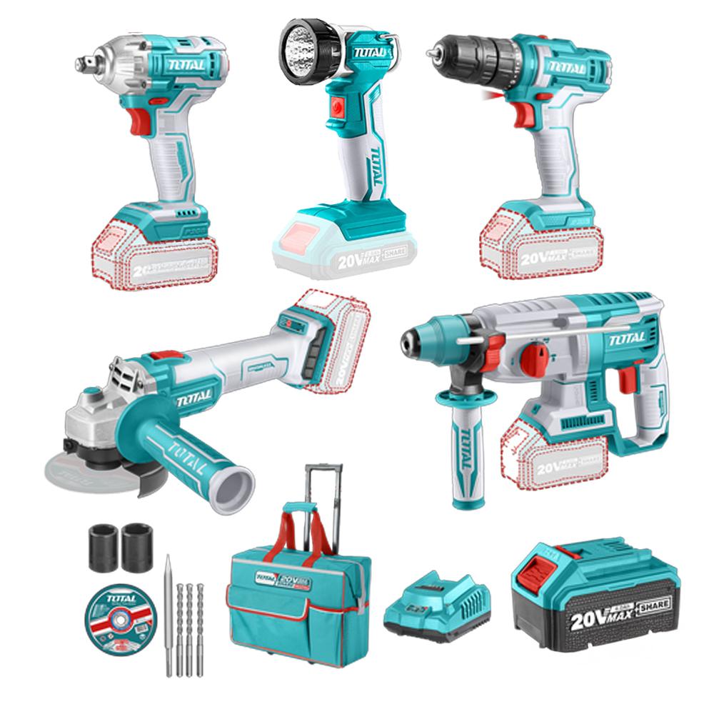 Kit De Herramienta X 5 Pcs 20V Total Utckli2019