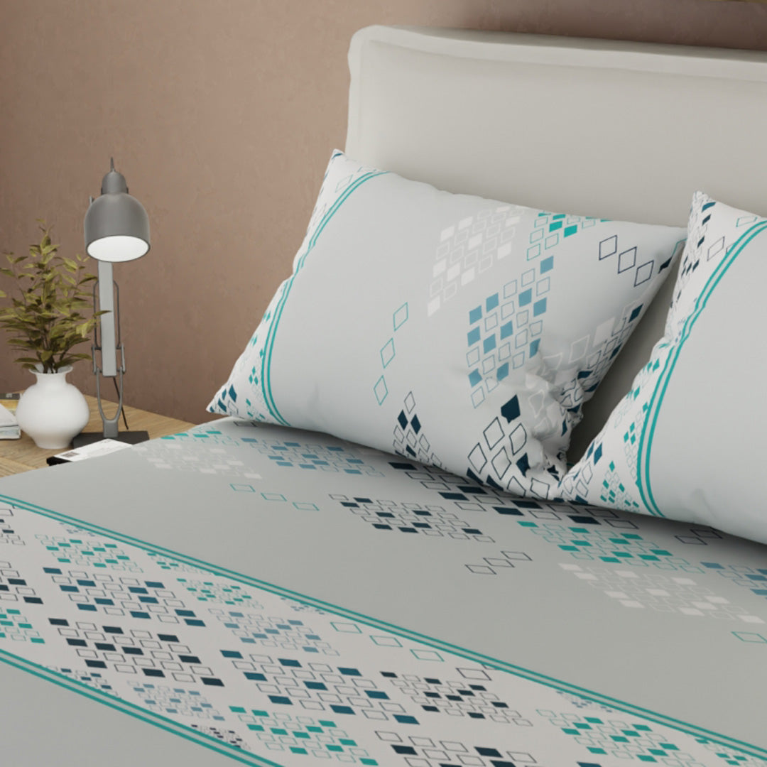 Sábana Ajustable  Prisma Blanco