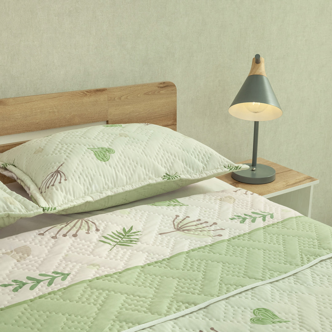 Cubrelecho Termosellado Doble Faz Style Aura Natural