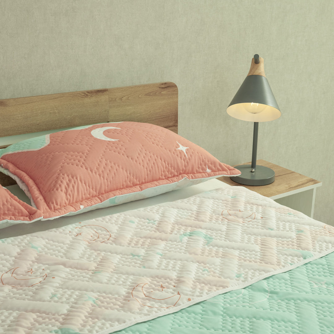 Cubrelecho Termosellado Doble Faz Style Sueño Lunar