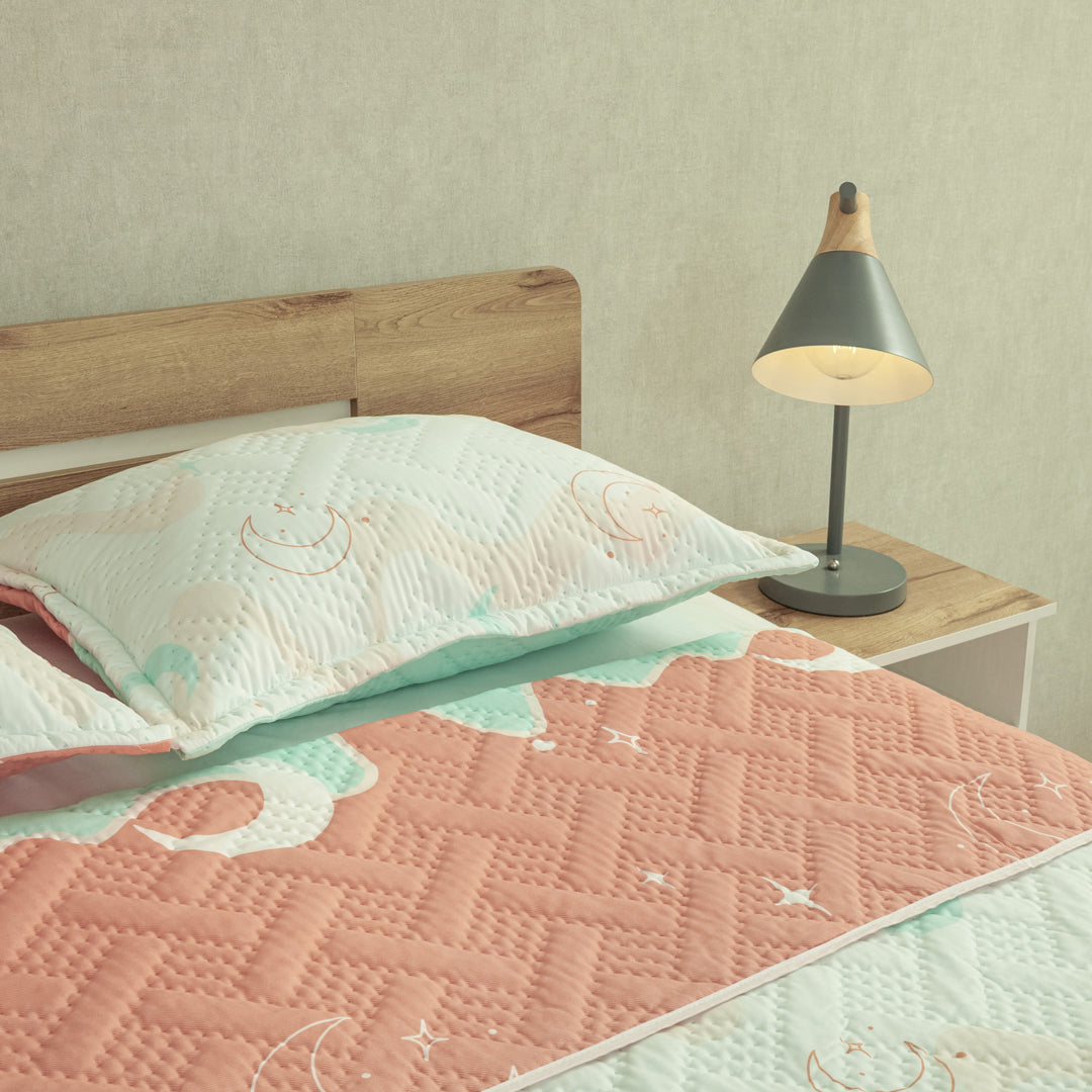 Cubrelecho Termosellado Doble Faz Style Sueño Lunar