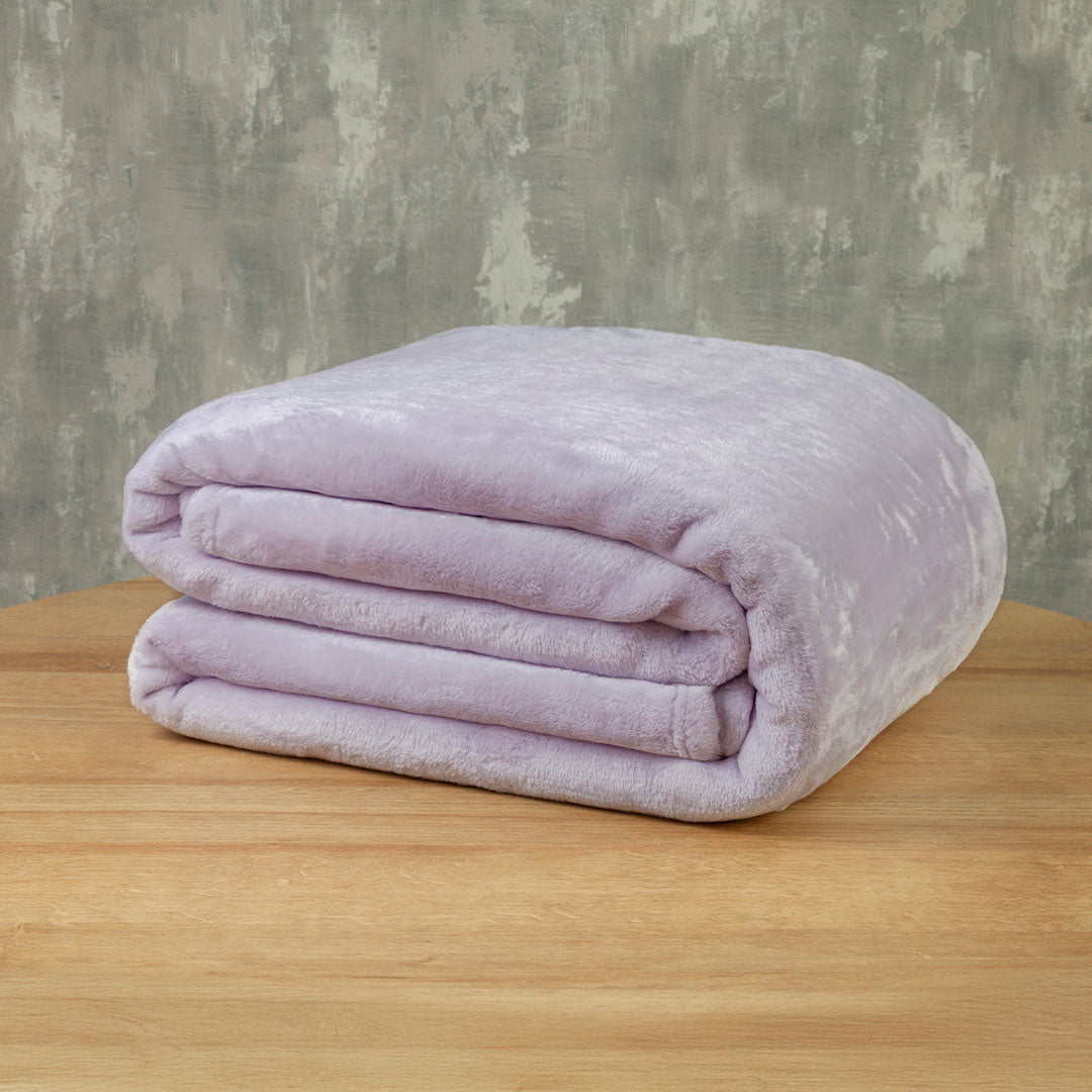 Cobija Piel De Durazno Lila