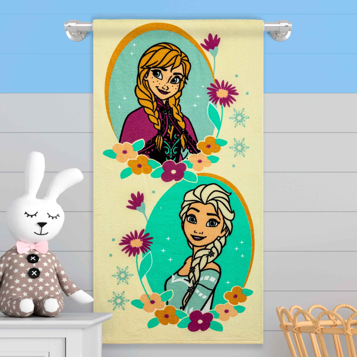 Toalla Infantil 320 Gramos Hermanas De Hielo