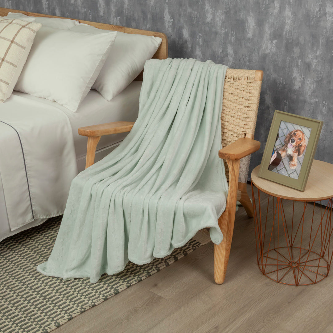 Cobija Comfortsoft Menta Estrellas Suave