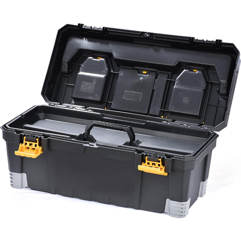 Caja Herramienta 23 Con Bandeja Organizadora Negroamarillo Rimax 13629