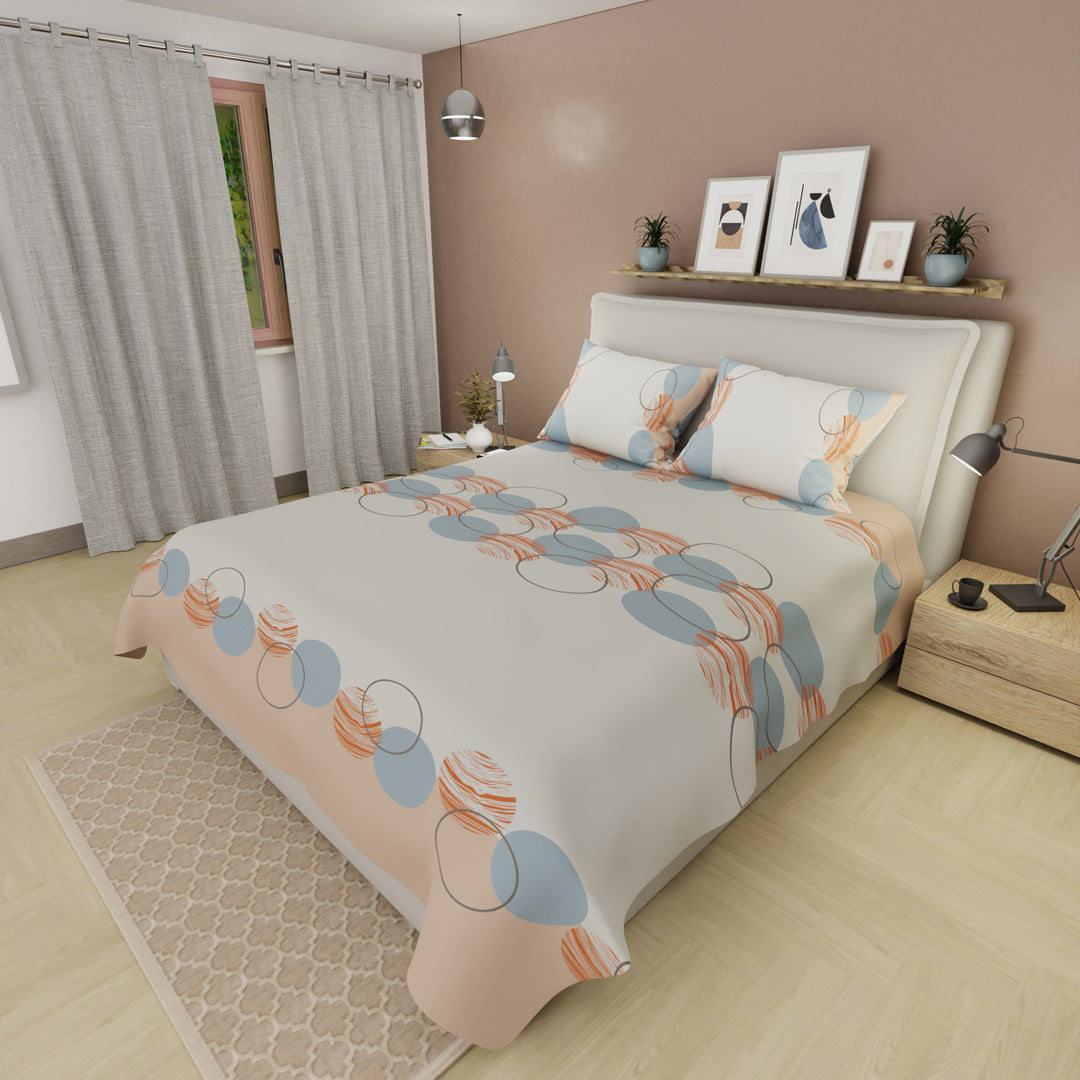 Juego De Sábanas 180 Hilos Aire Interior Naranja