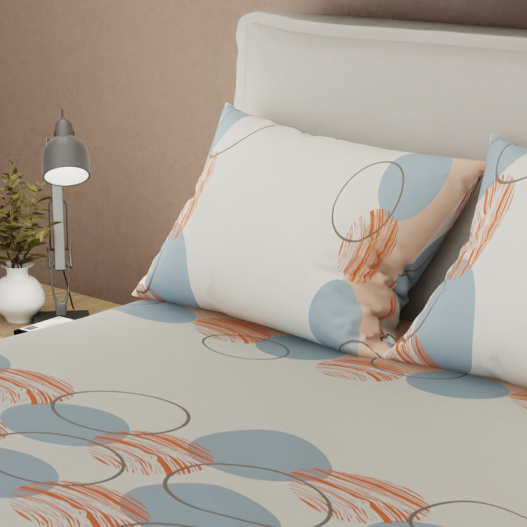 Juego De Sábanas 180 Hilos Aire Interior Naranja