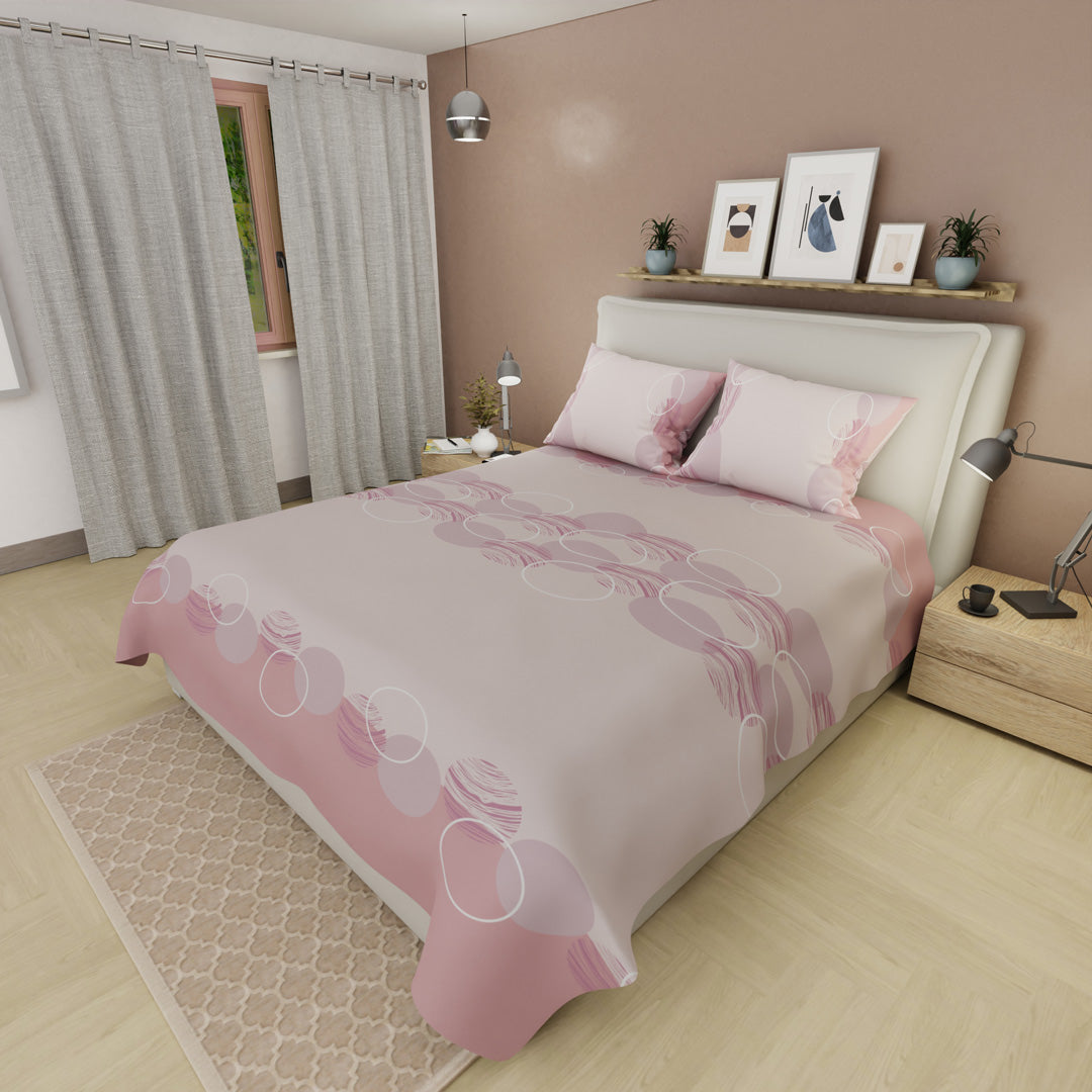 Juego De Sábanas 180 Hilos Aire Interior Rosa