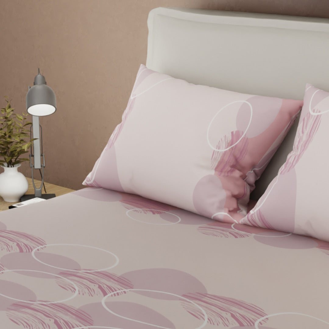 Juego De Sábanas 180 Hilos Aire Interior Rosa