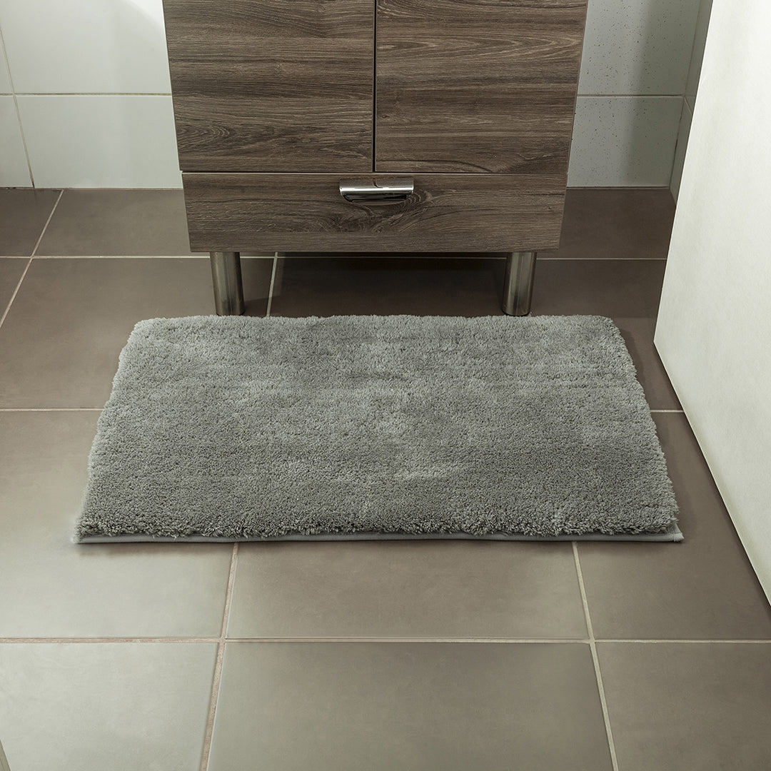 Tapete De Baño Gris