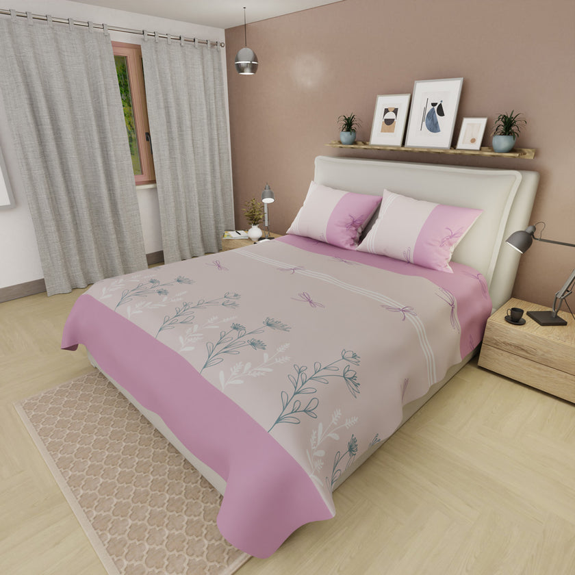 Juego De Sábanas 180 Hilos Edén Rosa