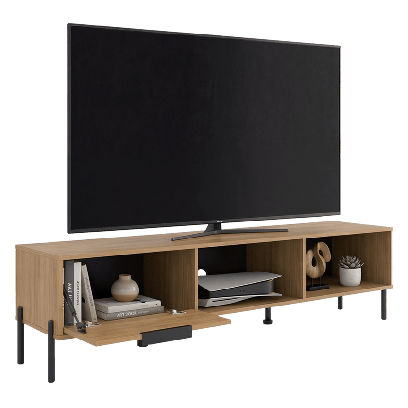 Rack De Tv 85" Dorne 42X170X40 Rta Fresno Zf