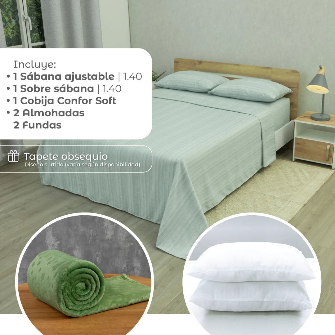 Combo Habitación Renovada Verde