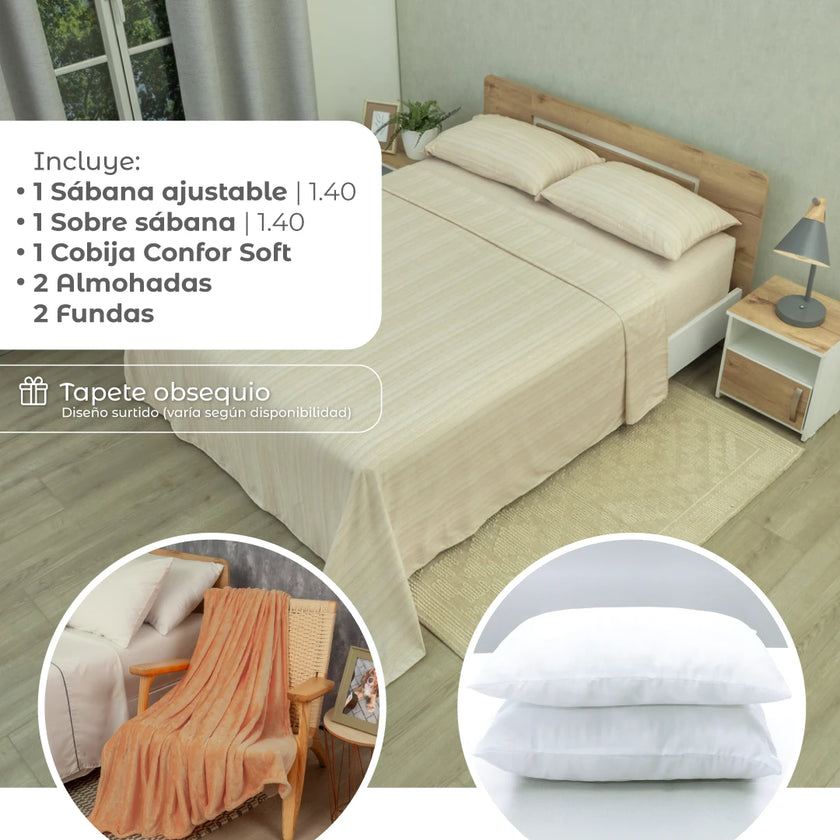 Combo Habitación Renovada Naranja