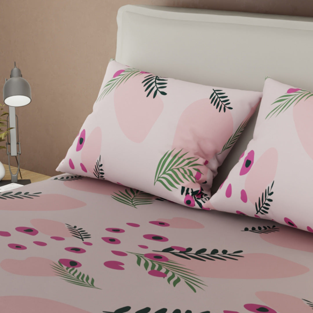 Sábana Ajustable Jardín Botánico Rosa