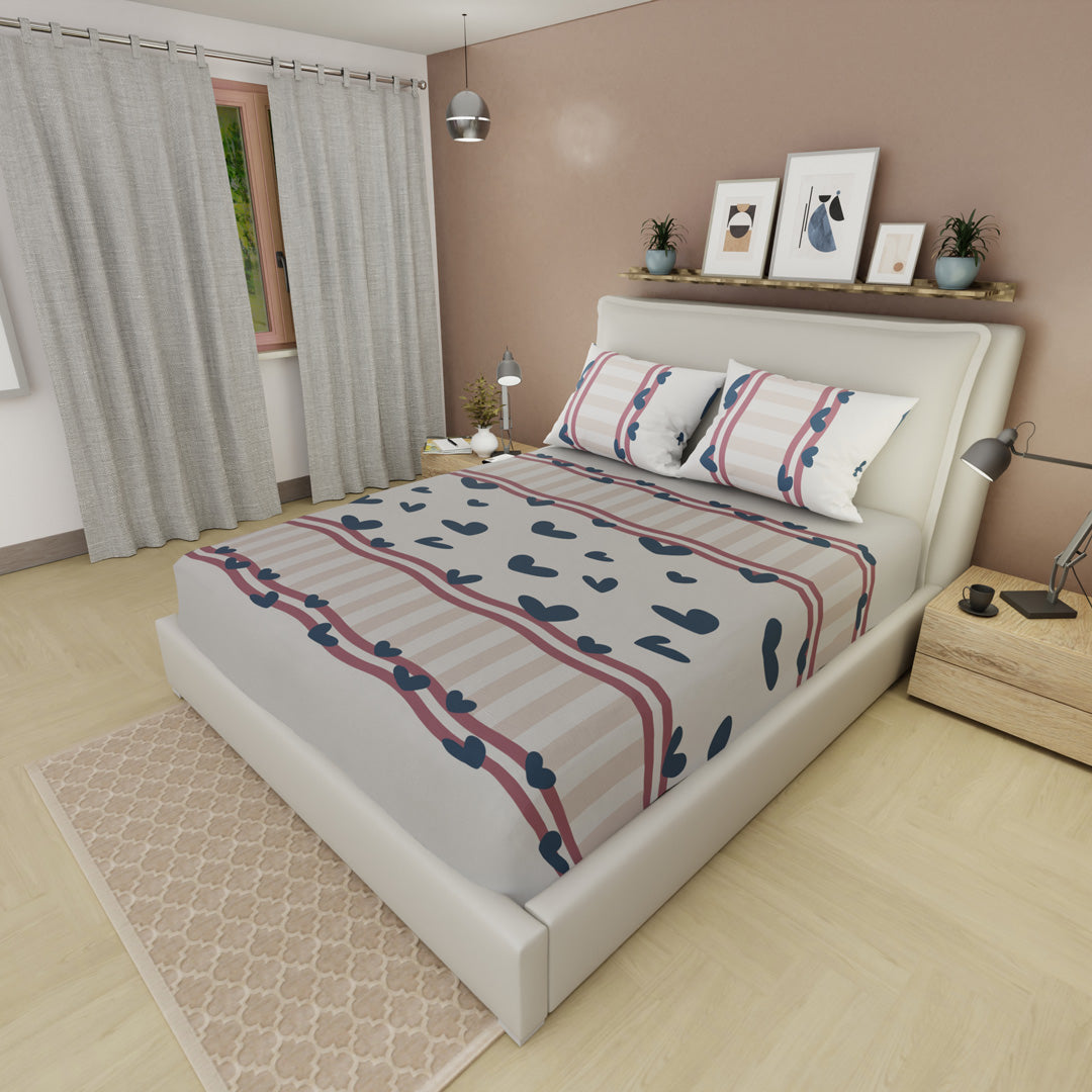 Sábana Ajustable Entre Dos Amores