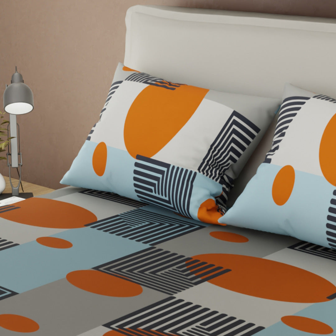 Sábana Ajustable Savanna Cruzada Naranja