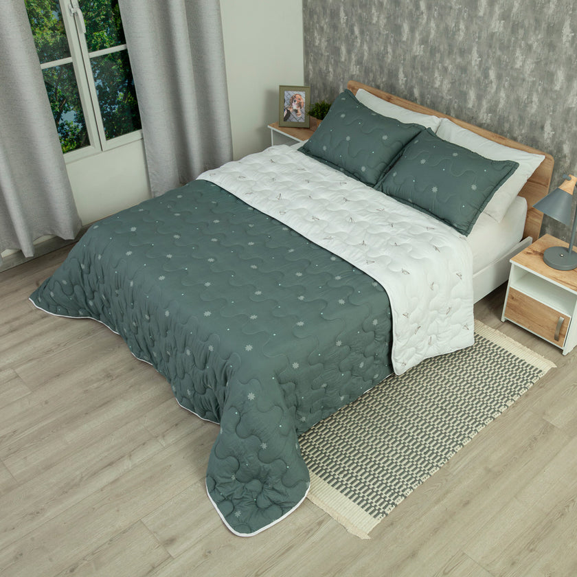 Cubrelecho Acolchado  Cotton Sense Navega & Vuela