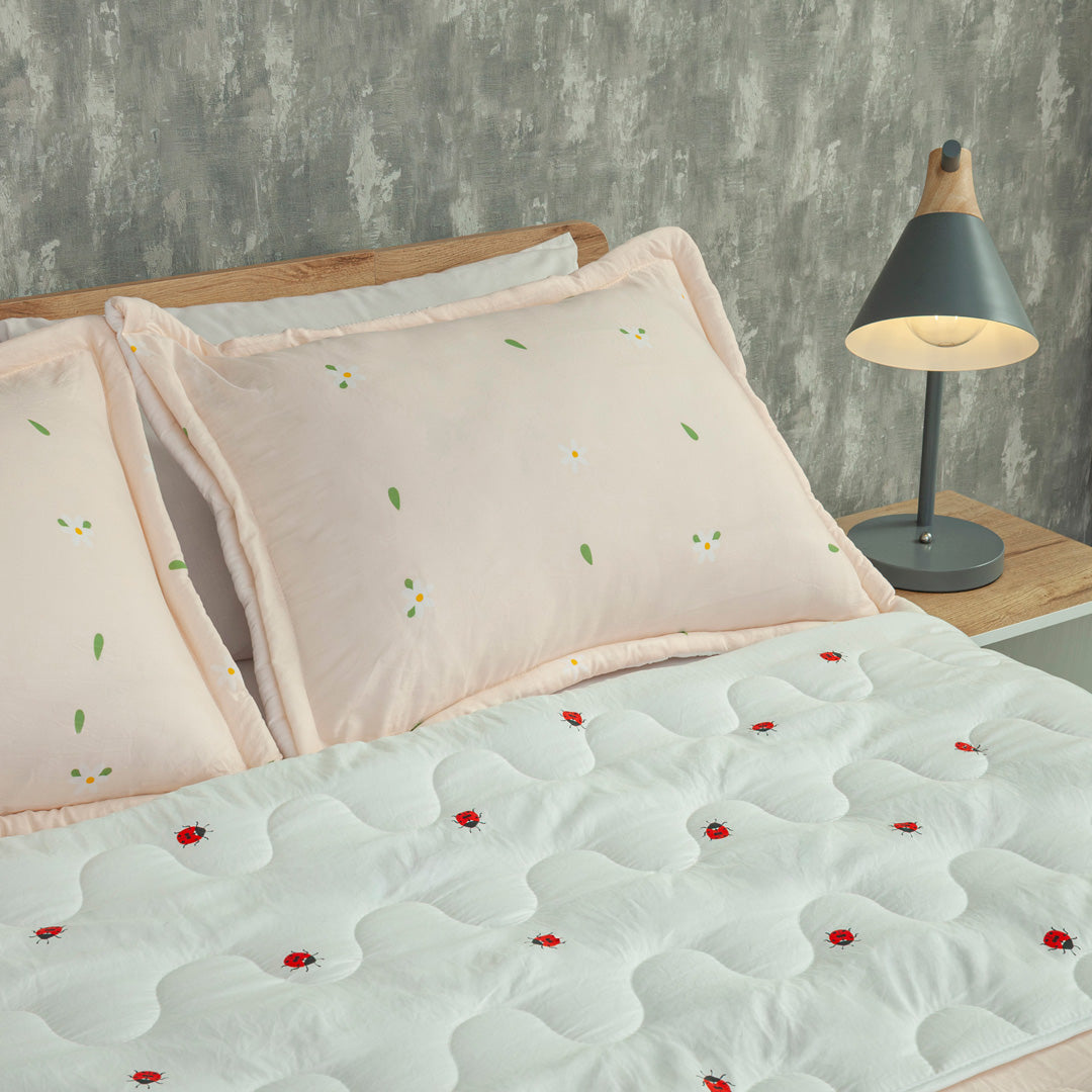 Cubrelecho Acolchado  Cotton Sense Sweet Garden