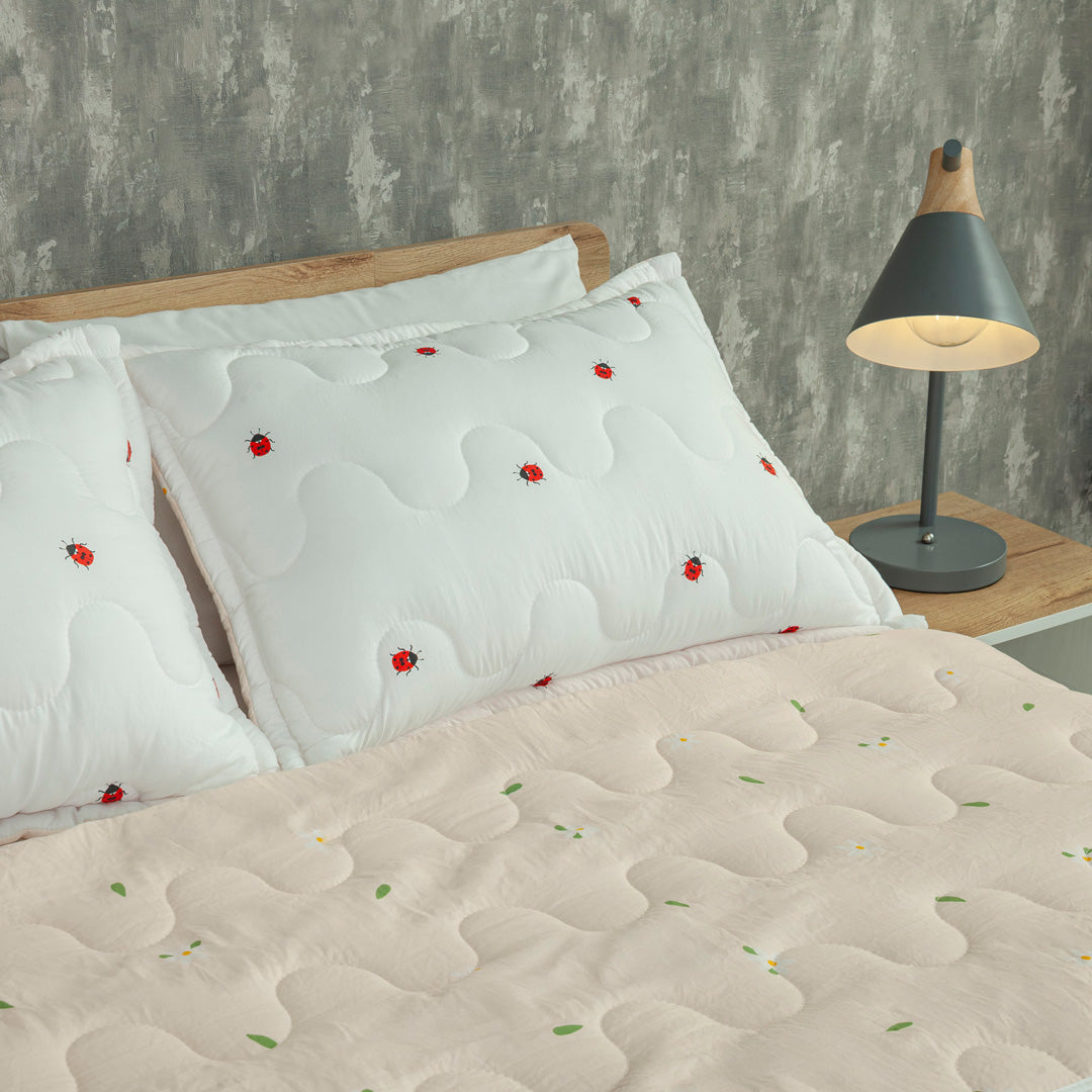 Cubrelecho Acolchado  Cotton Sense Sweet Garden