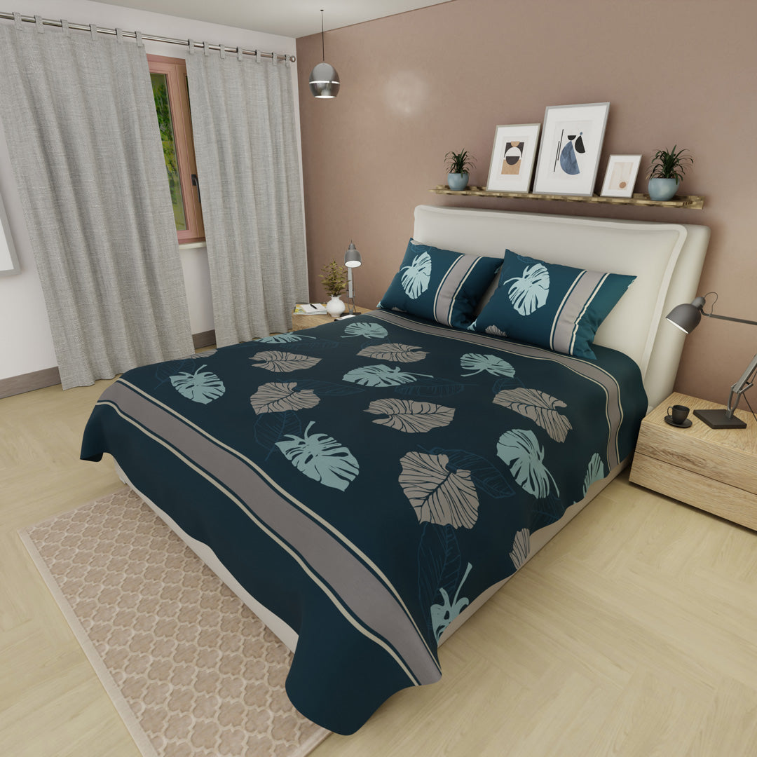 Juego De Sábanas 180 Hilos Savia Terra Potencia Azul